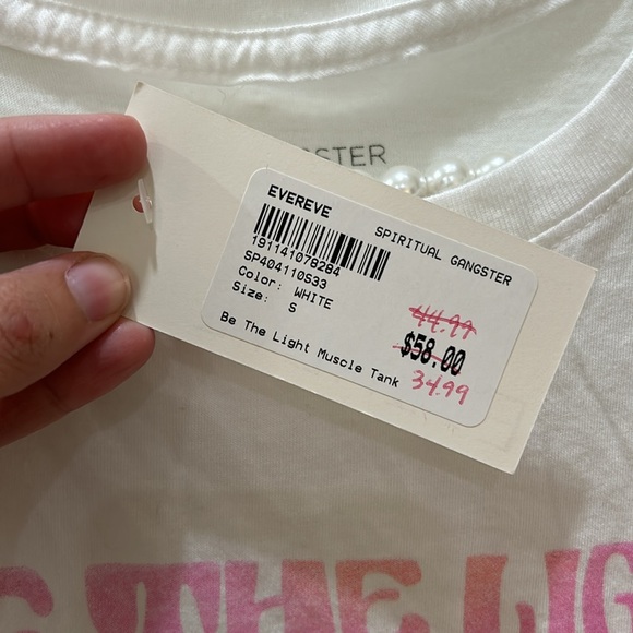 NWT SPIRITUAL GANGSTER BE THE LIGHT ROCKER
TANK S - Picture 8 of 9